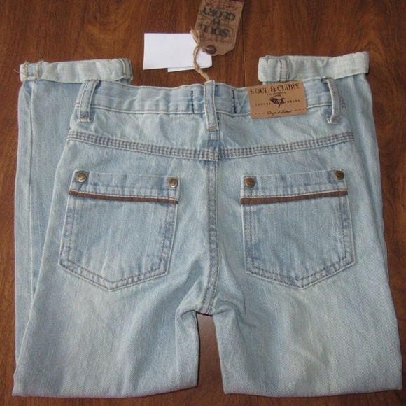 Soul & Glory Boys 3-4 Years Jeans Adjustable Waist - Picture 2 of 5